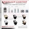 Service Caster 2 Inch Antique Brass Hooded Grip Neck Ball Casters, 4PK SCC-GN01S20-POS-WA-516-4 - alternate 4